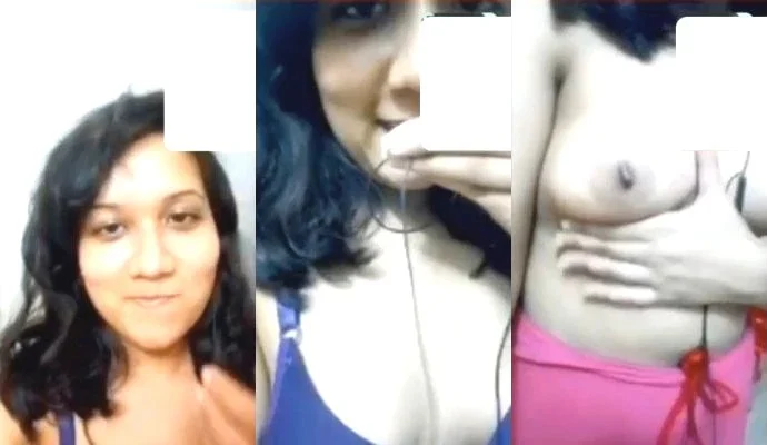 Cute Desi Girl Shows Boobs on VC Viral Video