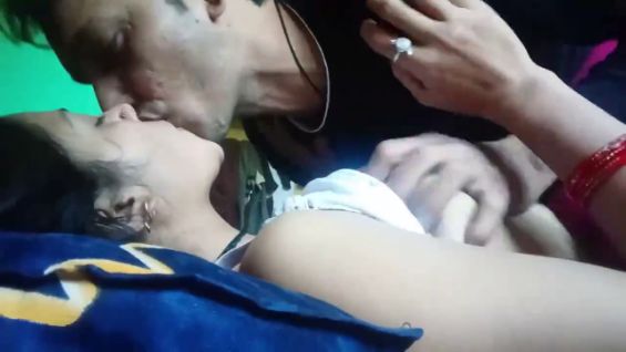 Cute Girl Kissing and Boob Pressing HD Video