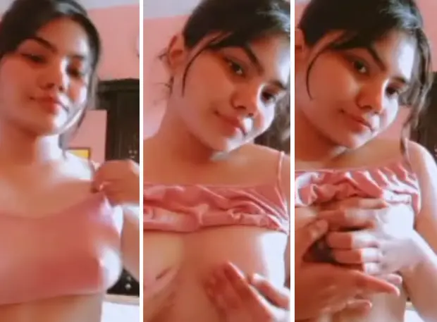 Horny Bengali GF Showing Pressing Boobs HD Video