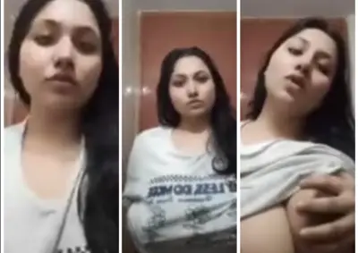 Horny Tanker GF Showing Pressing Boobs HD Video