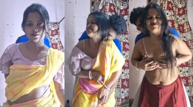 Young Boy Romances With Sexy Bhabhi HD Video