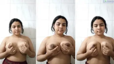Bigbooby Bengali Girl Pressing Boobs Fingering HD Video