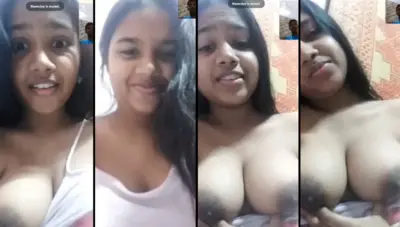 Cutie College Girl Showing Boobies VC HD Video
