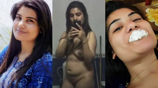 Desi College Girlfriend Mirror Selfie Fingering Pussy HD Video