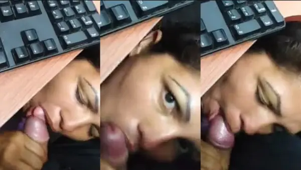 Secretary Giving Blowjob In Office Boss HD Video