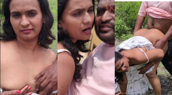 Marathi Kavita Bhabhi Fucking on Husband in Jungle Viral Video